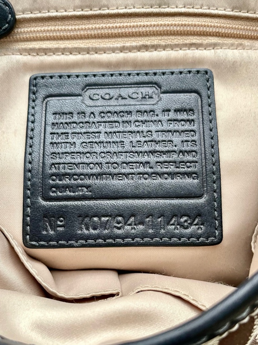 Coach Bleecker Legacy Signature Jacquard &  Leather Crossbody - Picture 15 of 15